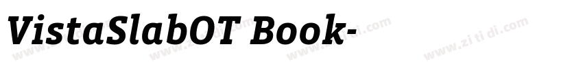 VistaSlabOT Book字体转换